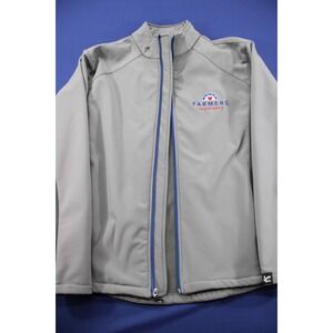 Chase Authentics NASCAR Jacket #5  Zip Up Gray Size Large